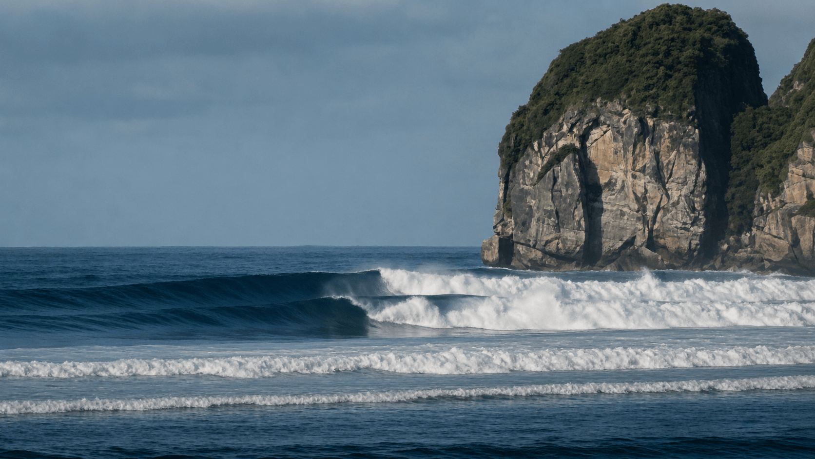Surfing near Sekongkang, West Sumbawa