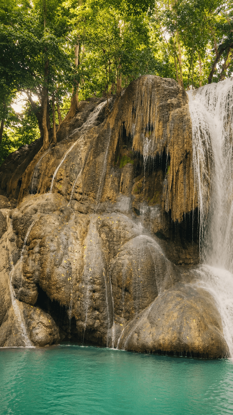 Natural waterholes near Sekongkang, West Sumbawa